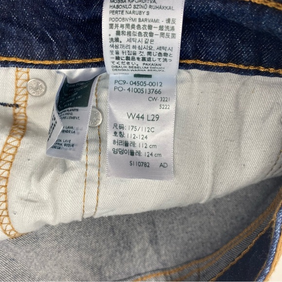 NWOT Levi’s 505 Jeans Men’s 44 x 29 Cotton 04505-0912 - Picture 6 of 12